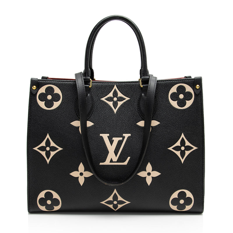 Louis Vuitton Giant Monogram Empreinte Onthego MM Tote (SHF-UQzkIf)