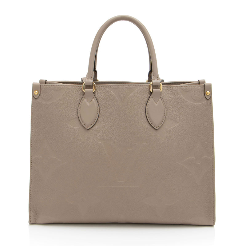 Louis Vuitton Giant Monogram Empreinte Onthego MM Tote (SHF-GJDiFK)