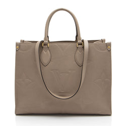 Louis Vuitton Giant Monogram Empreinte Onthego MM Tote (SHF-Jx2jDa)