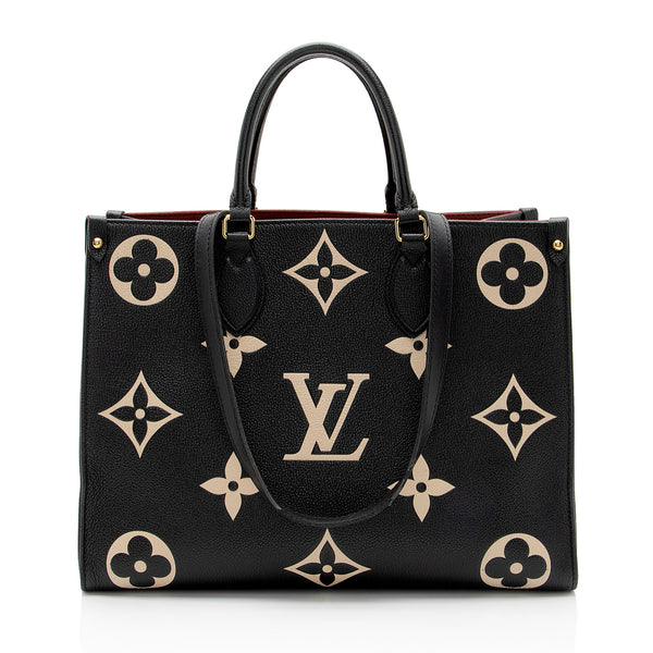 Louis Vuitton Giant Monogram Empreinte Onthego MM Tote (SHF-kjKSB8)