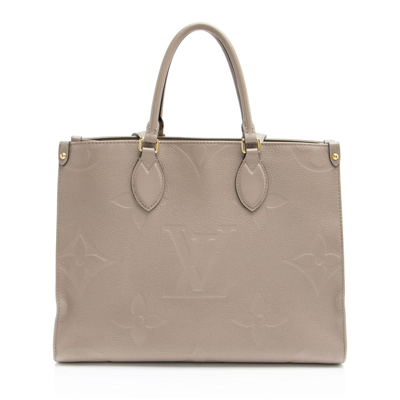 Louis Vuitton Giant Monogram Empreinte Onthego MM Tote (SHF-DZFbyj)