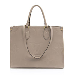 Louis Vuitton Giant Monogram Empreinte Onthego MM Tote (SHF-DZFbyj)