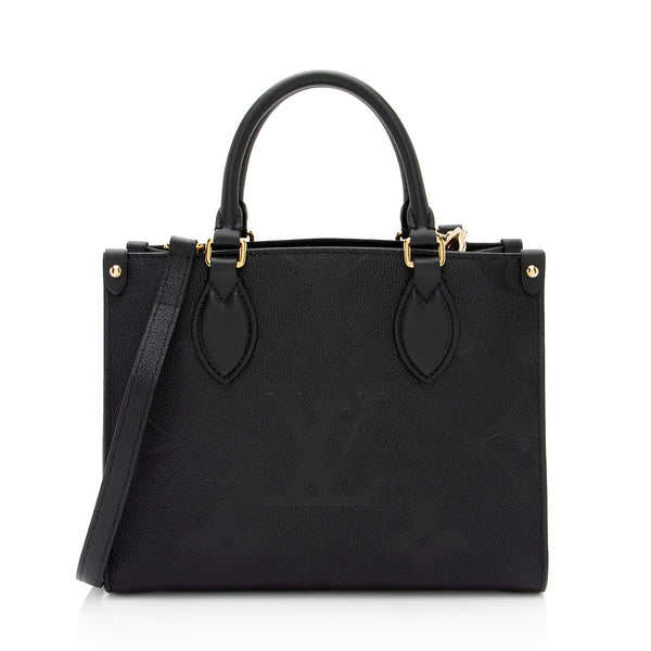 Louis Vuitton Giant Monogram Empreinte Onthego MM Tote (SHF-hWScYx