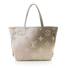 Louis Vuitton Giant Monogram Empreinte Spring In The City Neverfull MM Tote (SHF-DaaGml)