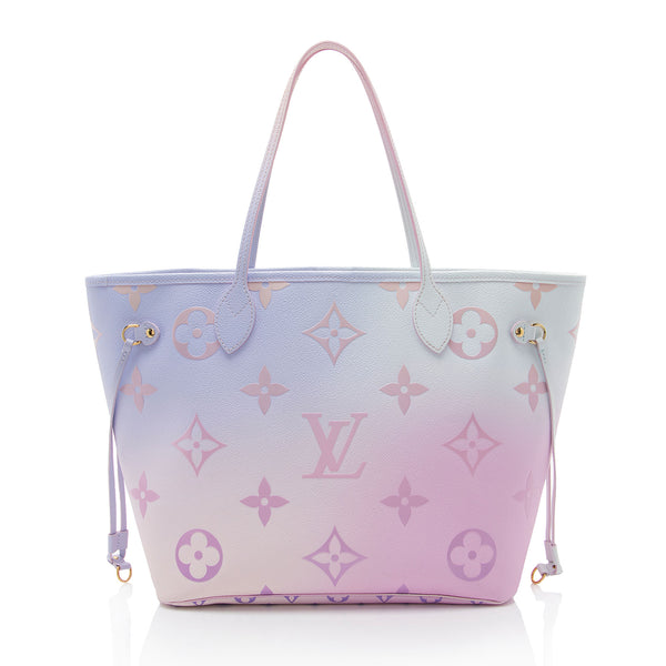 Louis Vuitton Giant Monogram Empreinte Spring In The City Neverfull MM Tote (SHF-yHm8IG)