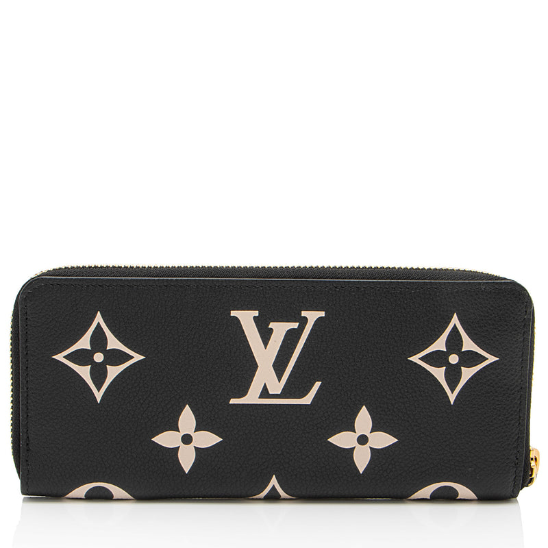 Louis Vuitton Giant Monogram Empreinte Zippy Wallet (SHF-0OADzV)