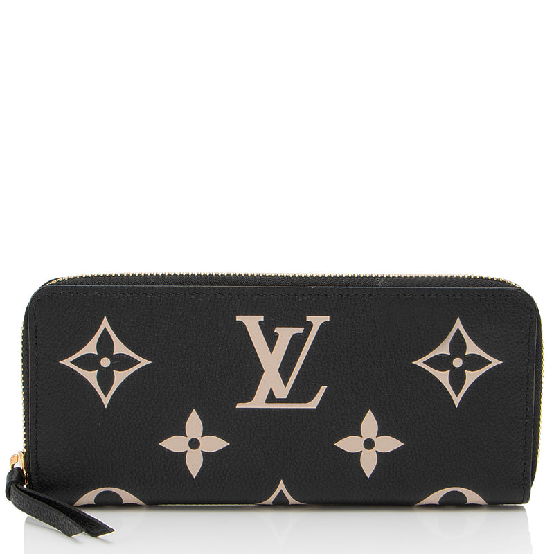 Louis Vuitton Giant Monogram Empreinte Zippy Wallet (SHF-0OADzV)