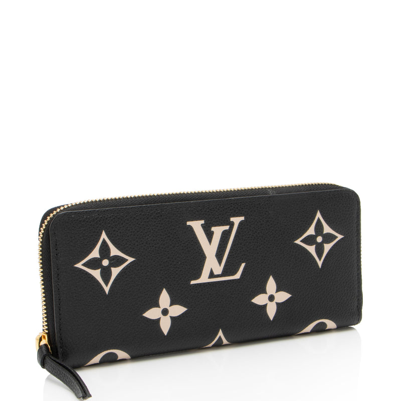 Louis Vuitton Giant Monogram Empreinte Zippy Wallet (SHF-0OADzV)