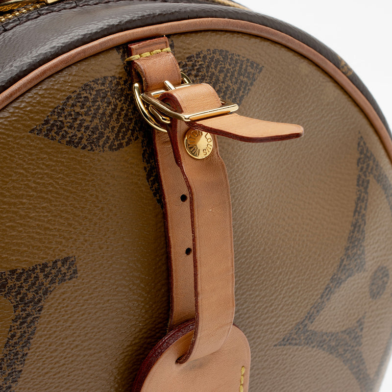 Louis Vuitton Boite Chapeau Souple Monogram Giant Reverse Brown in Coated  Canvas/Leather with Gold-tone - US