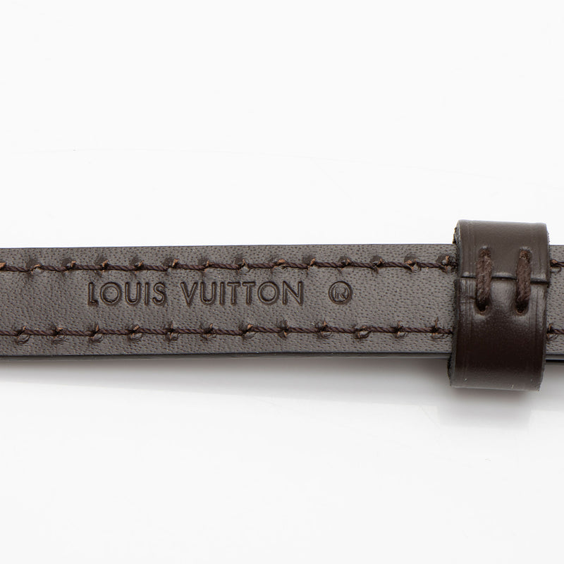 Louis Vuitton Leather Adjustable 12mm Shoulder Strap (SHF-K0gAAu)