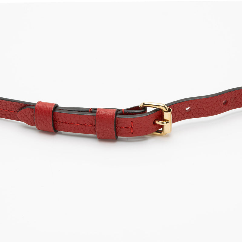 Louis Vuitton Leather Adjustable Shoulder Strap (SHF-zhEI7i)