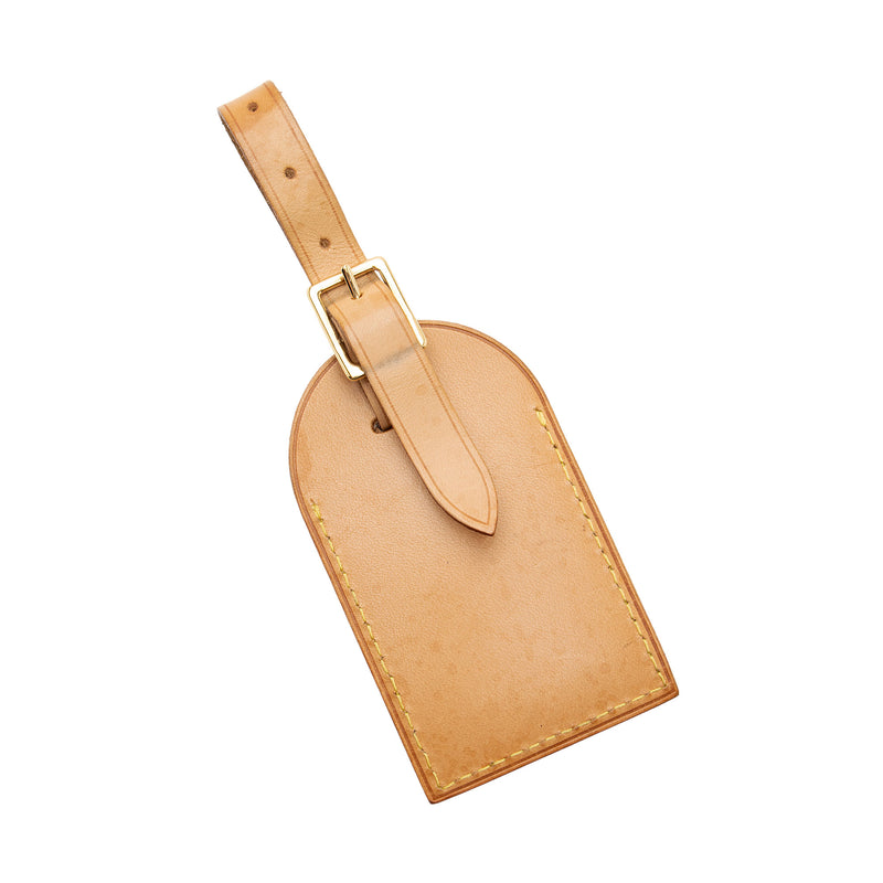 Authentic Louis Vuitton 2 piece Epi Leather Luggage Tag and
