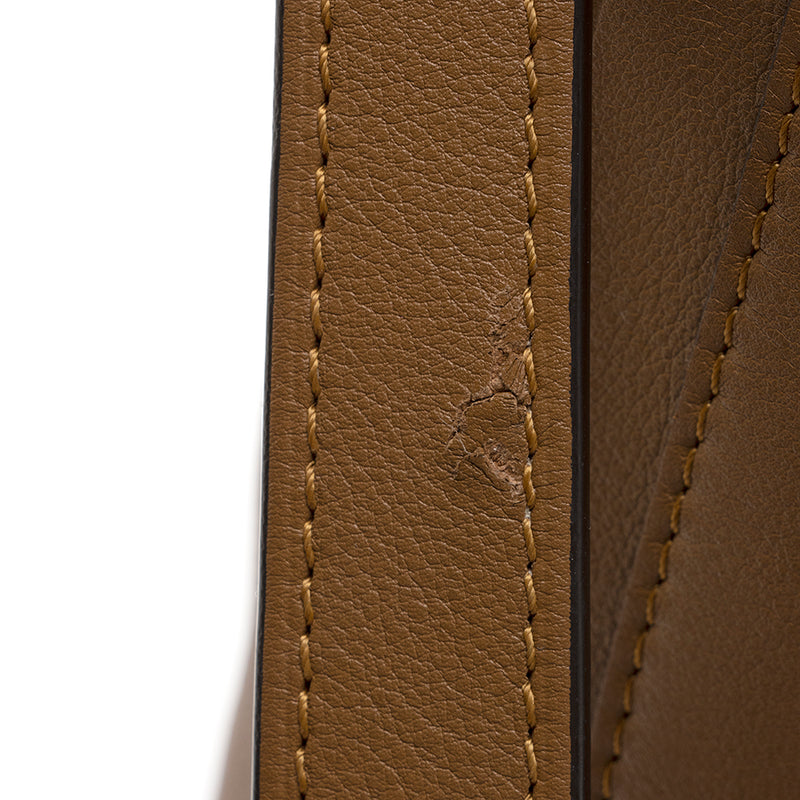 Louis Vuitton Noisette Parnassea Leather Bagatelle Bag - Yoogi's