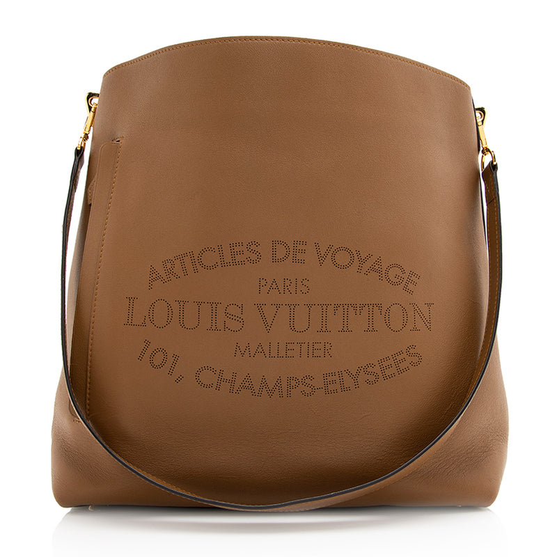 Louis Vuitton Bagatelle Beige Leather Shoulder Bag (Pre-Owned)