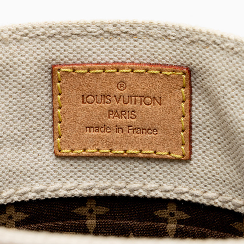 Louis Vuitton White Globe Trotter Embossed Leather Sneakers