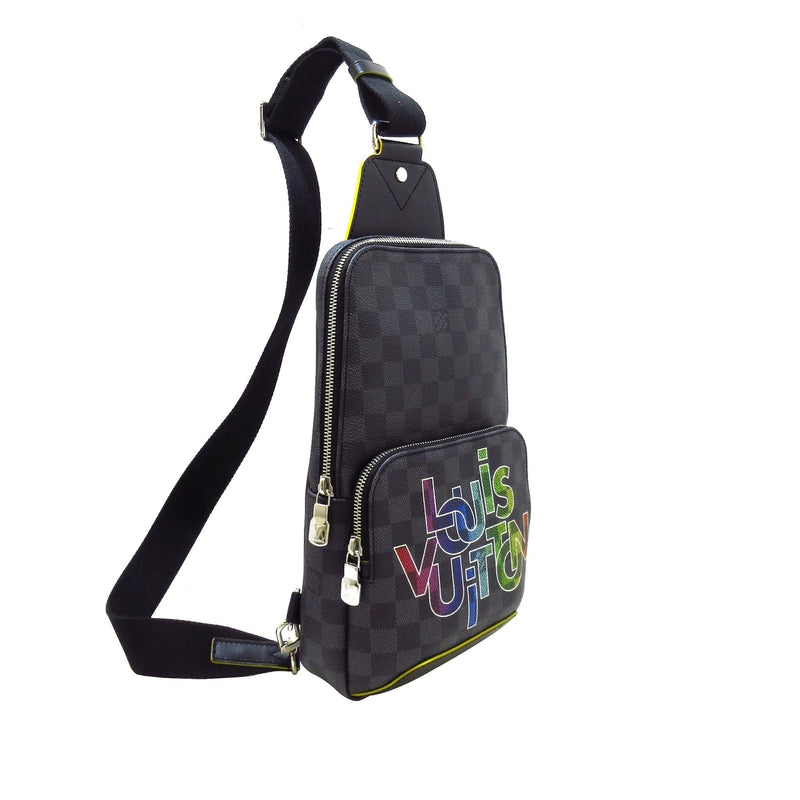 Louis Vuitton Limited Edition Interlinked Logo Avenue Sling (SHG-vPC1Ns)