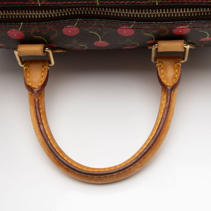 Louis Vuitton Limited Edition Monogram Cherry Cerises Speedy 25 Handbag