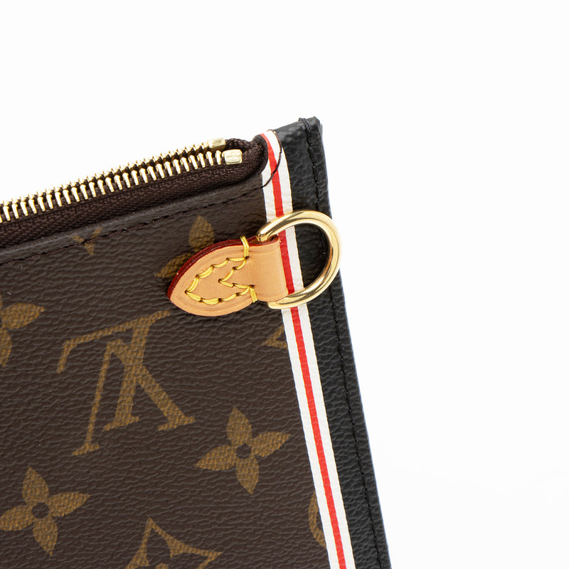 Louis Vuitton Limited Edition Monogram Canvas Game On Neverfull MM Pochette (SHF-BadhZ3)