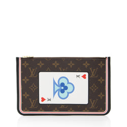 Louis Vuitton Limited Edition Monogram Canvas Game On Neverfull MM Pochette (SHF-BadhZ3)