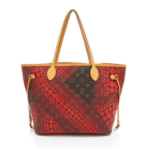 Louis Vuitton Limited Edition Monogram Canvas Kusama Neverfull MM Tote (SHF-Url2nN)