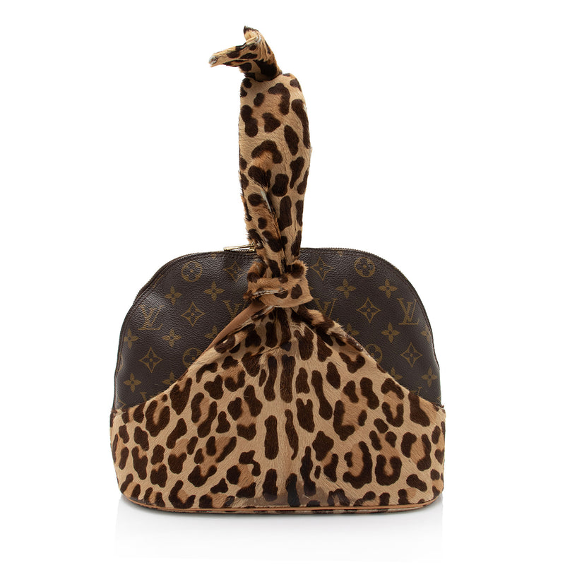 Louis Vuitton Limited Edition Monogram Canvas Leopard Pony Hair ...