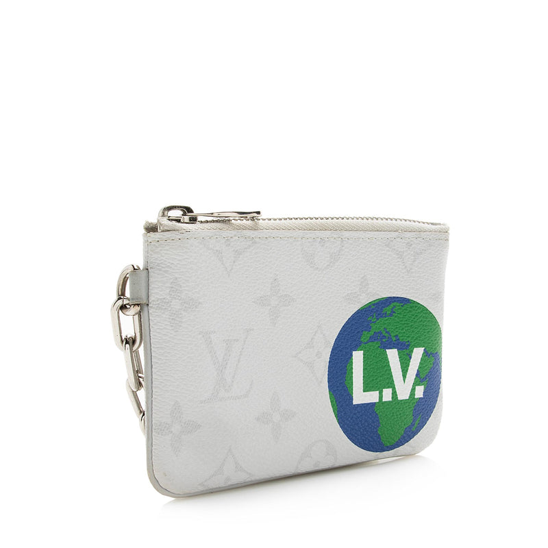 Louis Vuitton A4 Pouch Monogram White in Taurillon Leather with  Tone-on-Tone - US