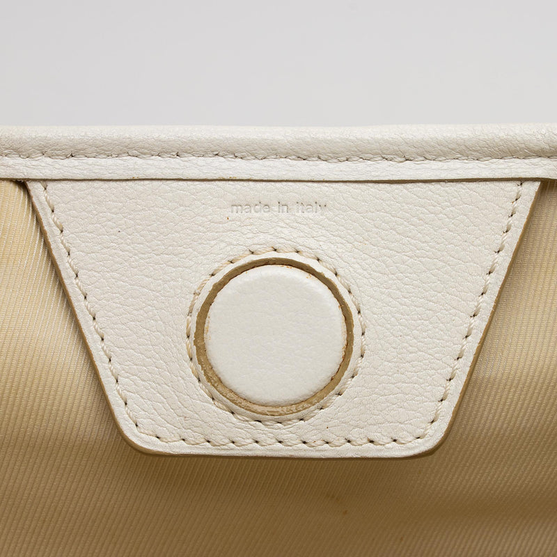 Louis Vuitton - Sac à bandoulière Besace beige et blanc