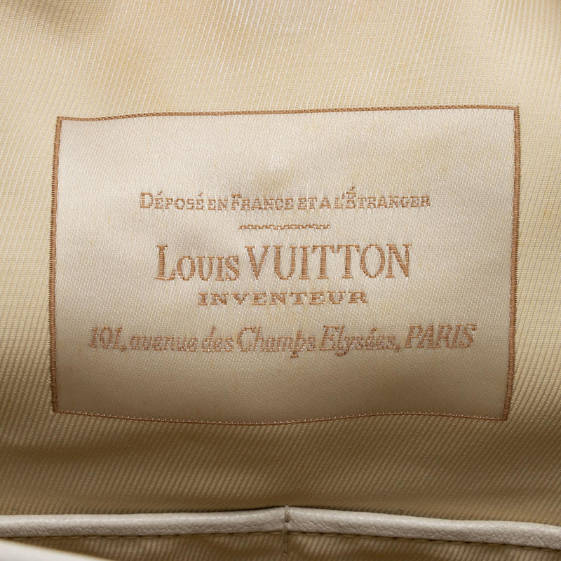 Louis Vuitton - Sac à bandoulière Besace beige et blanc