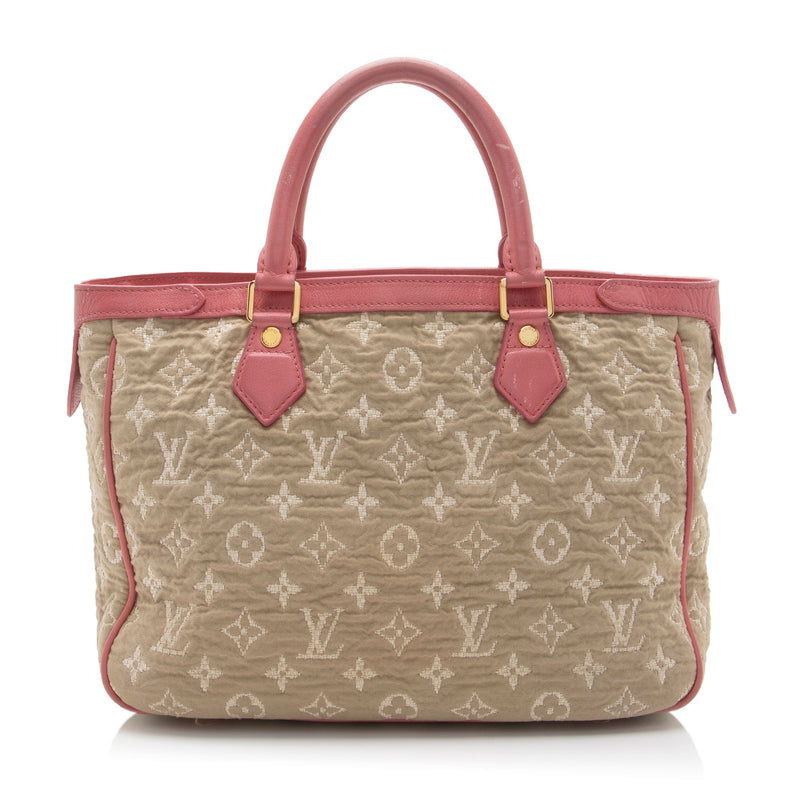 Louis Vuitton Limited Edition Monogram Sabbia Cabas MM Tote (SHF-Wss1Xu)