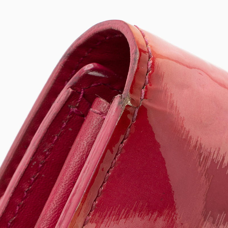 Pre-owned Louis Vuitton 2013 Monogram Vernis Ikat Pochette Accessoires In  Pink