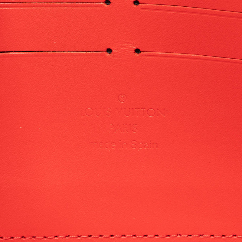 Louis Vuitton Limited Edition Sugar Poppy Monogram Vernis Zippy Jungle Dots Wallet