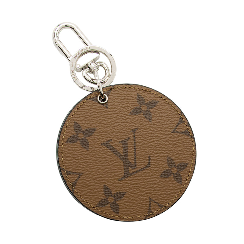 Limited Edition Louis Vuitton Round Bag Charm monogram Keychain ID