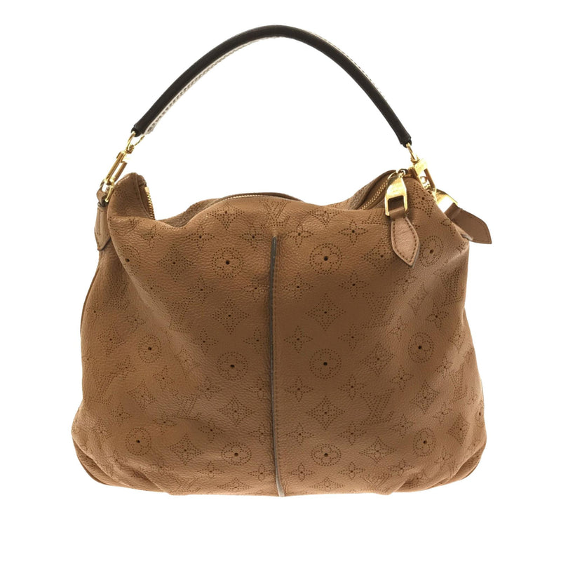 Louis Vuitton Brown Monogram Mahina Leather Selene MM Bag Louis