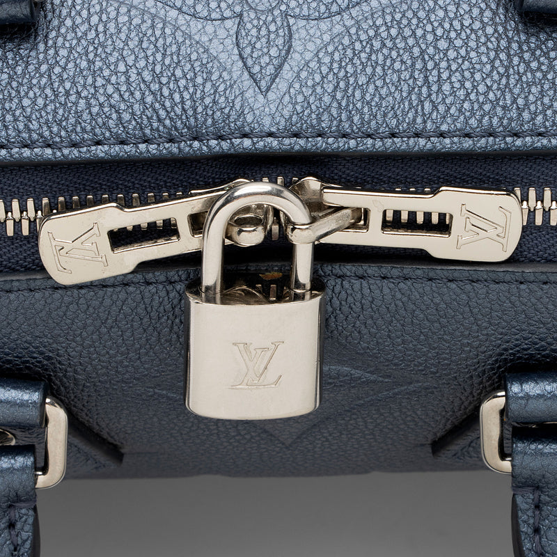 Louis Vuitton Metallic Giant Monogram Empreinte Speedy Bandouliere 20 Satchel (SHF-SKzE09)