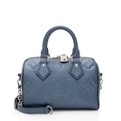 Louis Vuitton Metallic Giant Monogram Empreinte Speedy Bandouliere 20 Satchel (SHF-SKzE09)