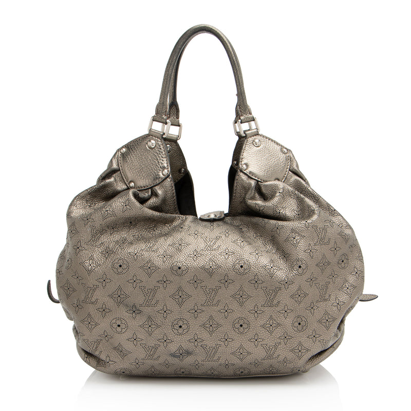 Louis Vuitton Metallic Mahina Leather XL Hobo (SHF-d8K5n6)