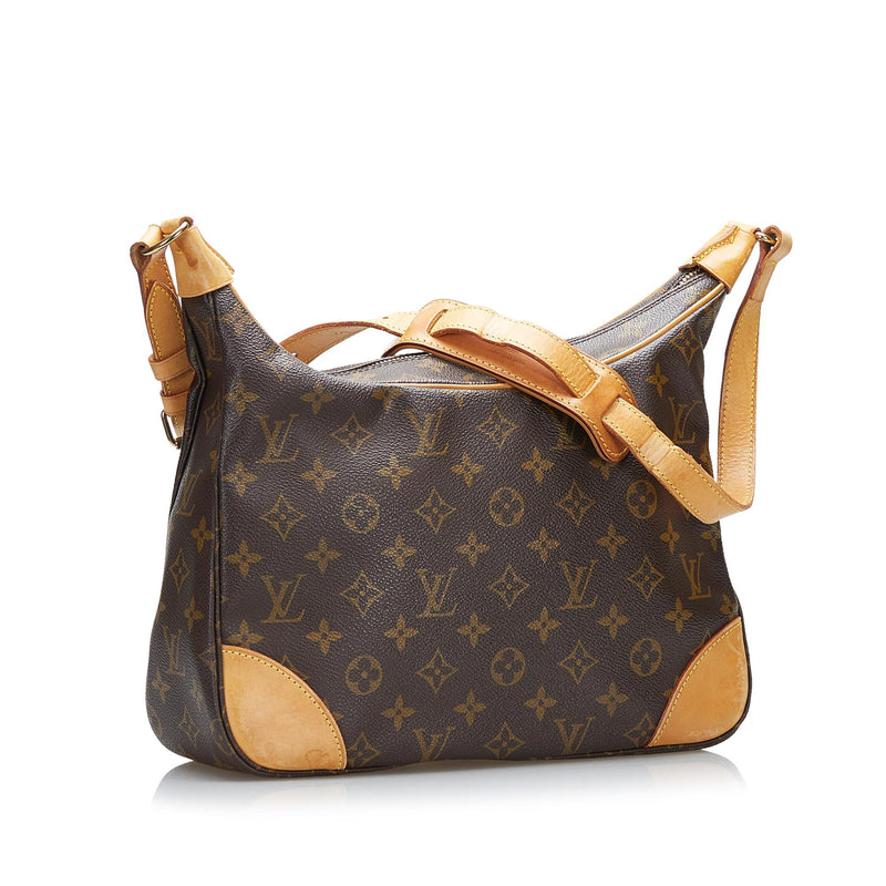 Louis Vuitton Boulogne 30 Brown Monogram Canvas Shoulder Bag
