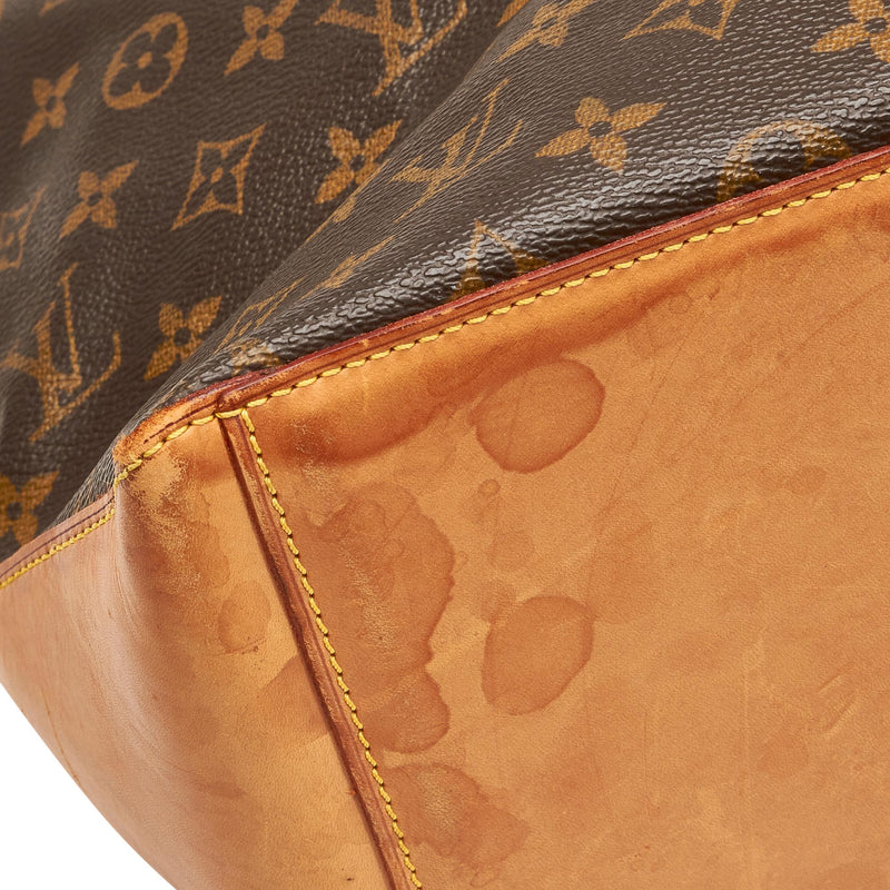 Louis Vuitton Brown, Pattern Print Monogram Cabas Mezzo