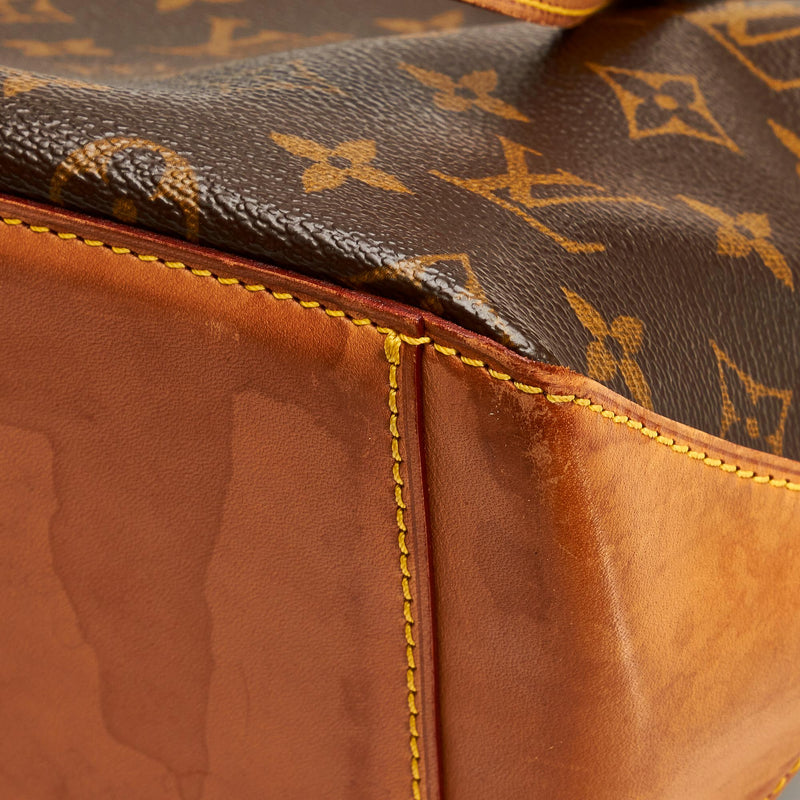 Louis Vuitton Brown, Pattern Print Monogram Cabas Piano