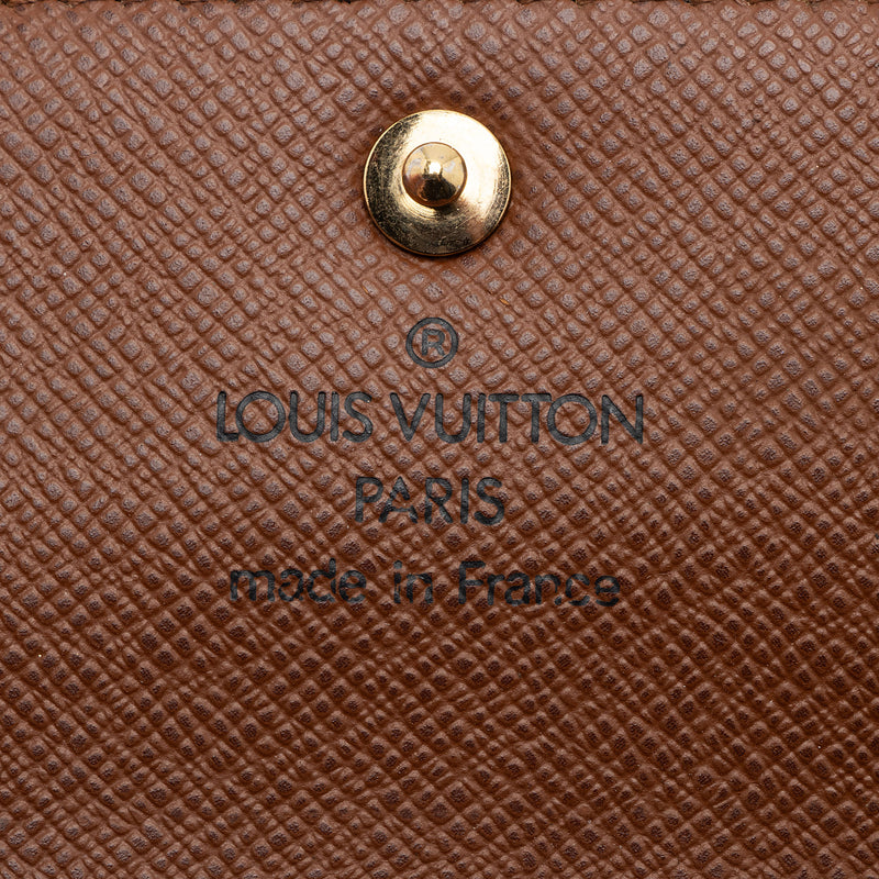 Louis Vuitton Monogram Canvas 4 Key Holder (SHF-IiR1sv)