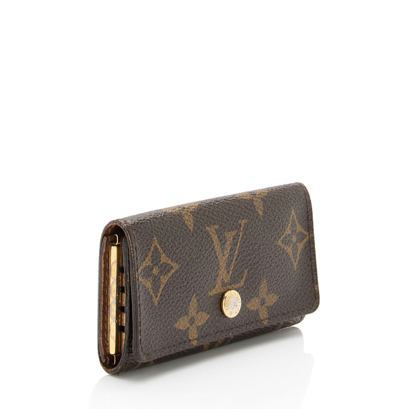 Louis Vuitton Monogram Canvas 4 Key Holder (SHF-IiR1sv)