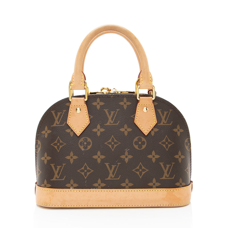 Louis Vuitton Monogram Canvas Alma BB Satchel (SHF-CqbG2d)