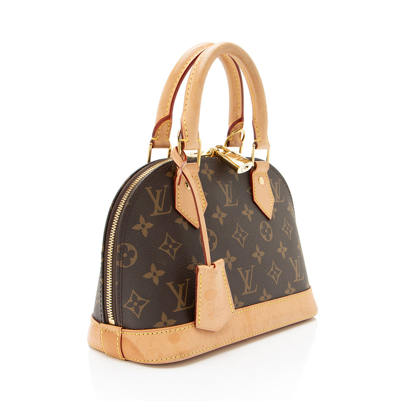 Louis Vuitton Monogram Canvas Alma BB Satchel (SHF-CqbG2d)