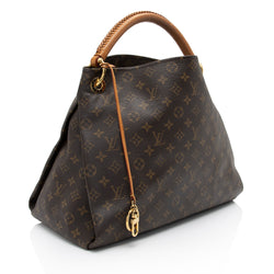 Louis Vuitton Monogram Canvas Artsy MM Shoulder Bag (SHF-TrAKuI)