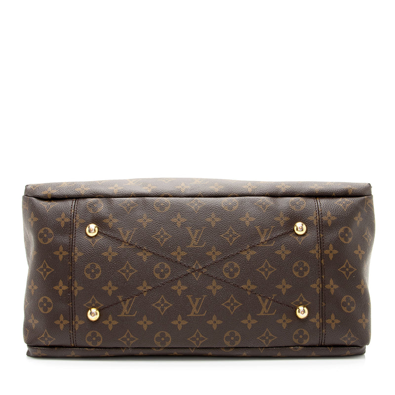 Louis Vuitton Monogram Canvas Artsy MM Shoulder Bag (SHF-kfX5wb)