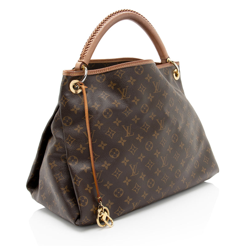 Louis Vuitton Monogram Canvas Artsy MM Shoulder Bag (SHF-kfX5wb)