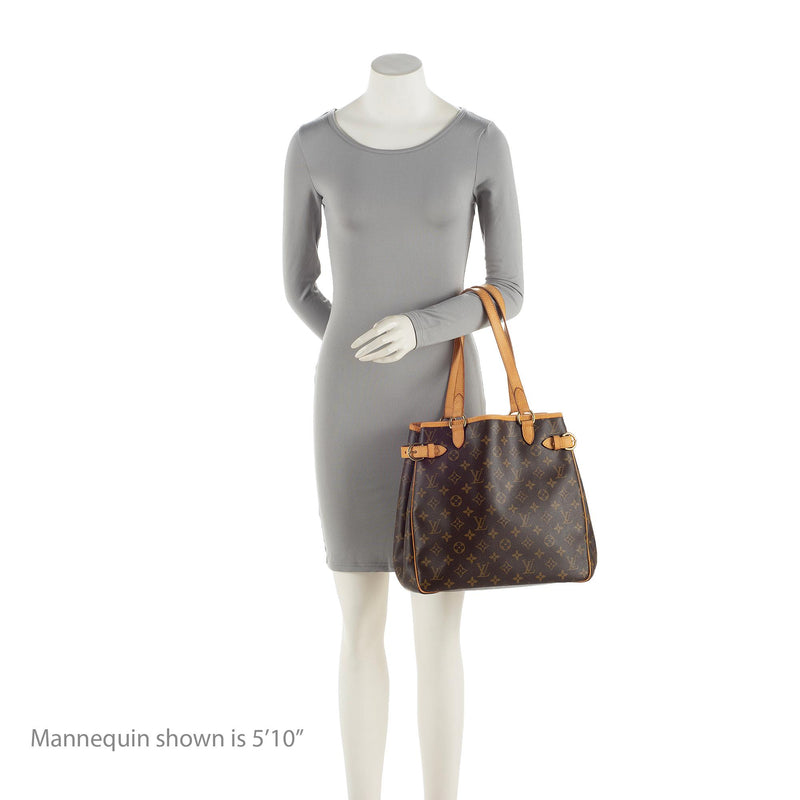 Louis Vuitton Monogram Canvas Batignolles Vertical Tote (SHF-Ko2uAX)