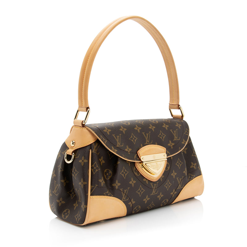 Brown Louis Vuitton Monogram Beverly MM Shoulder Bag