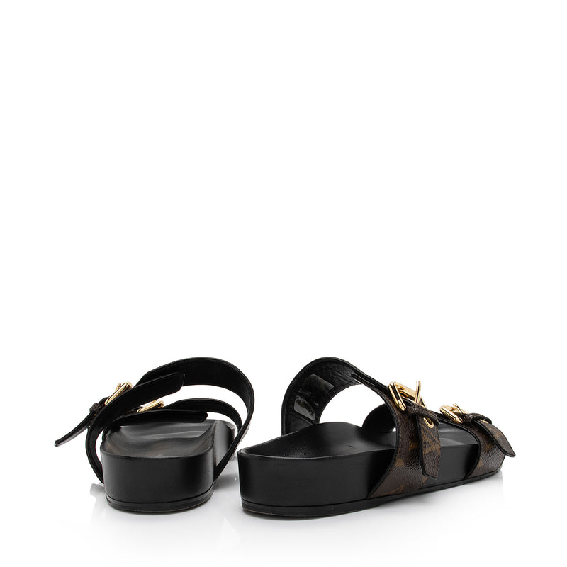 Louis Vuitton, Shoes, Authentic Lv Louis Vuitton Bom Dia Mule Sandals  Size 38