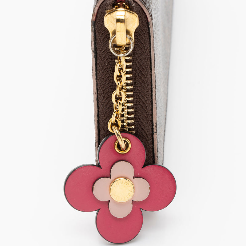 Louis Vuitton Monogram Clemence Wallet/ Blooming Flower
